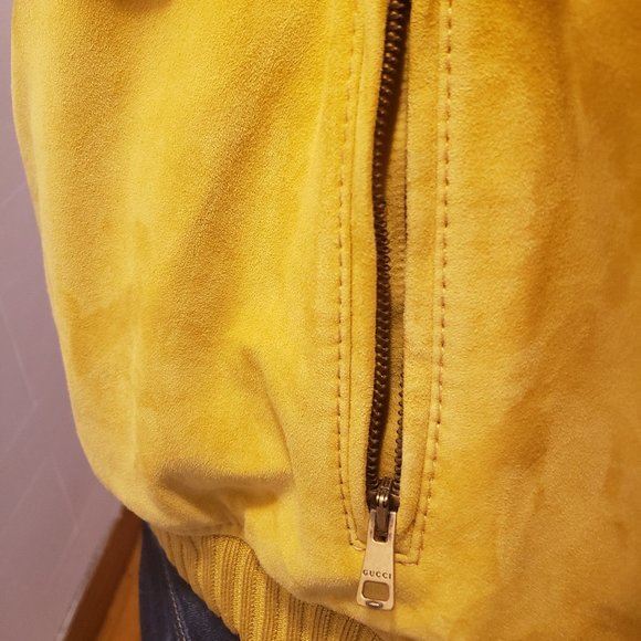 Gucci Suede Bomber Jacket - Picture 11 of 16